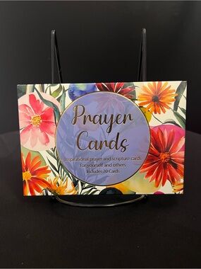 Prayer/Scripture Cards Floral - Purple Accent